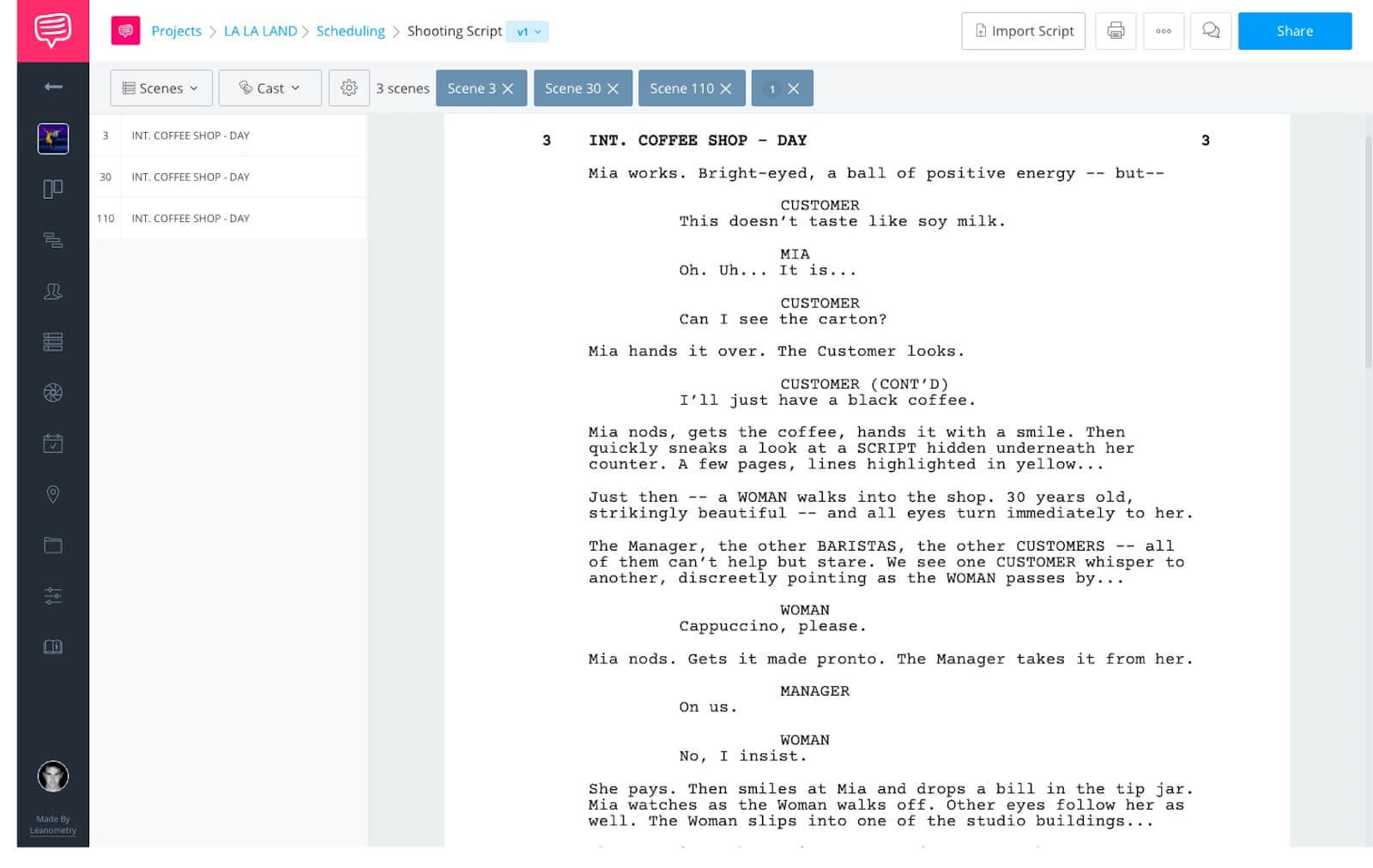 free-casting-websites-la-la-land-script-sides-studio-binder casting-websites-la-la-land-script-sides